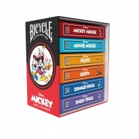 Disney Classic Mickey and Friends 6 kortų kaladžių rinkinys Bicycle
